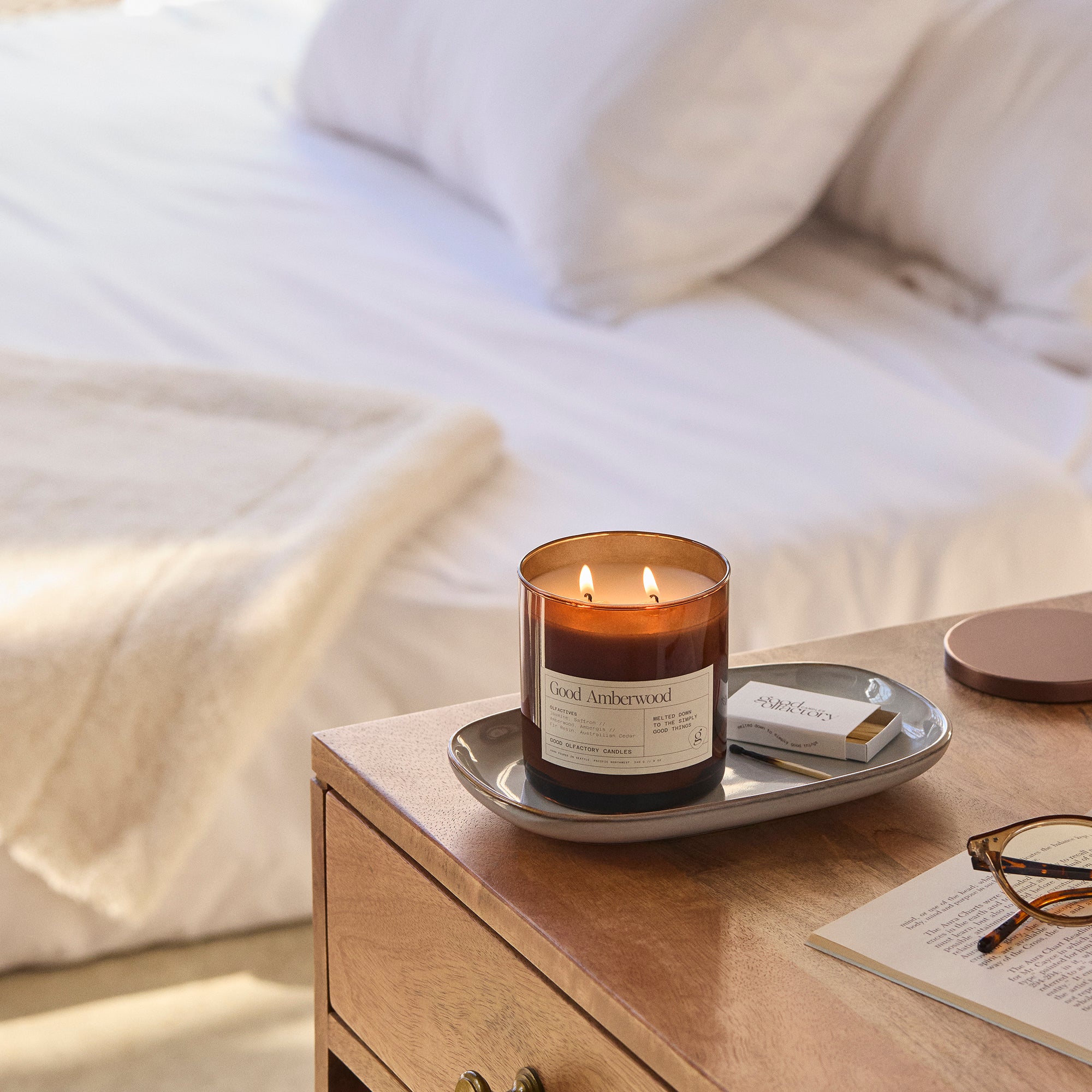 Good Amberwood Candle